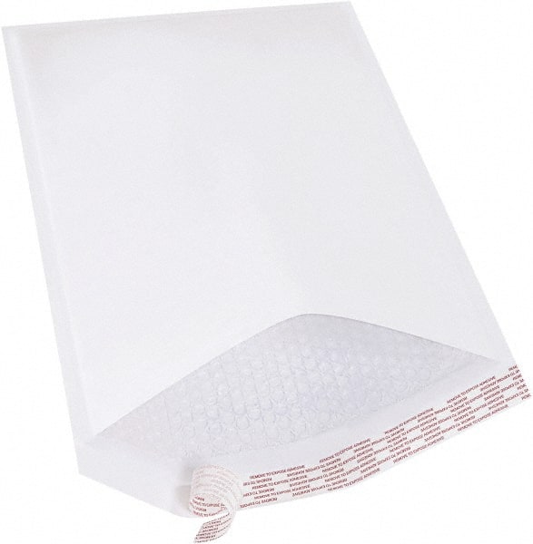 Made in USA - 19" Long x 12-1/2" Wide Peel-Off Self-Seal Bubble Mailer - White - Exact Tooling