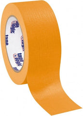 Tape Logic - 2" Wide x 60 Yd Long Orange Crepe Paper Masking Tape - 4.9 mil Thick - Exact Tooling