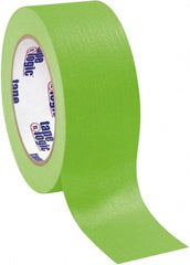 Tape Logic - 2" Wide x 60 Yd Long Green Crepe Paper Masking Tape - 4.9 mil Thick - Exact Tooling