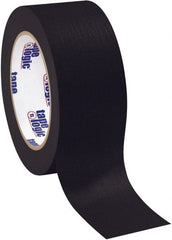 Tape Logic - 2" Wide x 60 Yd Long Black Crepe Paper Masking Tape - 4.9 mil Thick - Exact Tooling