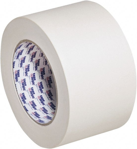 Tape Logic - 3" Wide x 60 Yd Long Tan Crepe Paper Masking Tape - 4.9 mil Thick - Exact Tooling