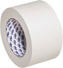 Tape Logic - 3" Wide x 60 Yd Long Tan Crepe Paper Masking Tape - 6.1 mil Thick - Exact Tooling