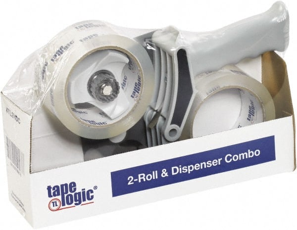 Tape Logic - 2" x 55 Yd Clear Acrylic Adhesive Packaging Tape - Polypropylene Film Backing, 2.6 mil Thick - Exact Tooling