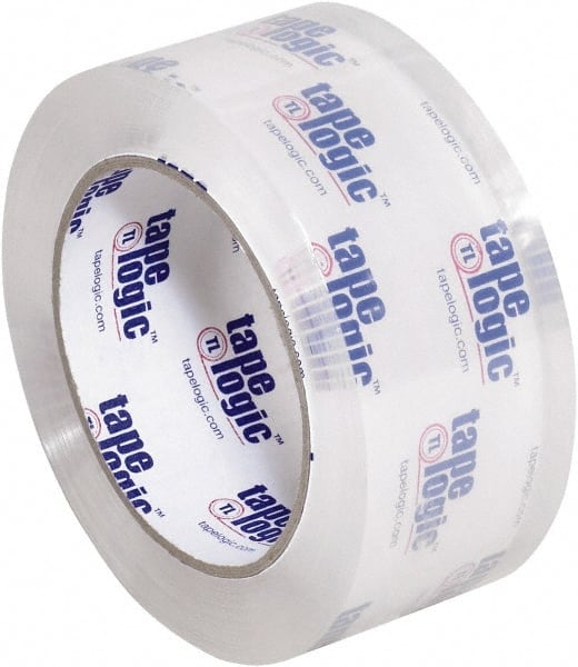 Tape Logic - 2" x 110 Yd Clear Acrylic Adhesive Packaging Tape - Polypropylene Film Backing, 2 mil Thick - Exact Tooling