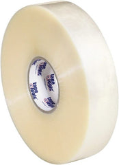 Tape Logic - 2" x 1,000 Yd Clear Hot Melt Adhesive Packaging Tape - Polypropylene Film Backing, 1.6 mil Thick, 26 Lb Tensile Strength - Exact Tooling