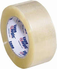 Tape Logic - 2" x 110 Yd Clear Acrylic Adhesive Packaging Tape - Polypropylene Film Backing, 2.6 mil Thick, 24.7 Lb Tensile Strength - Exact Tooling
