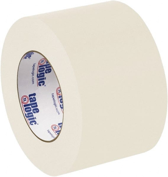 Tape Logic - 3" x 60 Yd Natural White Rubber Adhesive Packaging Tape - Paper Backing, 8 mil Thick - Exact Tooling