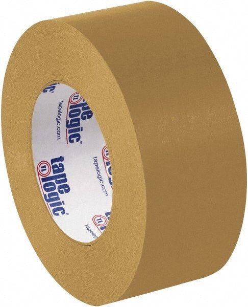Tape Logic - 2" x 60 Yd Brown Rubber Adhesive Packaging Tape - Paper Backing, 7 mil Thick - Exact Tooling