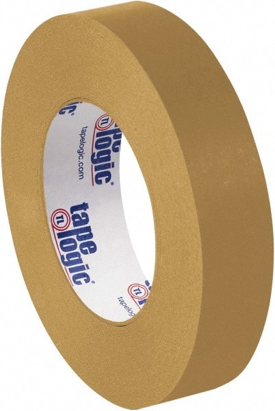 Tape Logic - 1" x 60 Yd Brown Rubber Adhesive Packaging Tape - Paper Backing, 7 mil Thick - Exact Tooling