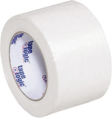 Tape Logic - 3" x 60 Yd Clear Hot Melt Adhesive Strapping Tape - Polypropylene Film Backing, 4.3 mil Thick, 156 Lb Tensile Strength - Exact Tooling
