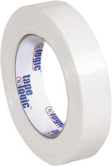 Tape Logic - 1" x 60 Yd Clear Hot Melt Adhesive Strapping Tape - Polypropylene Film Backing, 4.3 mil Thick, 156 Lb Tensile Strength - Exact Tooling