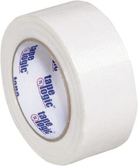Tape Logic - 3" x 60 Yd Clear Hot Melt Adhesive Strapping Tape - Polypropylene Film Backing, 3.9 mil Thick, 100 Lb Tensile Strength - Exact Tooling