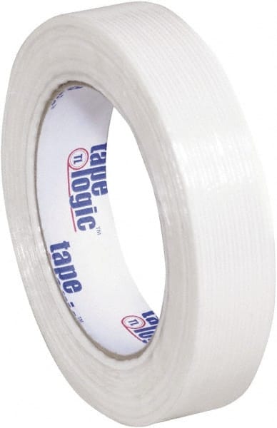 Tape Logic - 1" x 60 Yd Clear Hot Melt Adhesive Strapping Tape - Polypropylene Film Backing, 3.9 mil Thick, 100 Lb Tensile Strength - Exact Tooling
