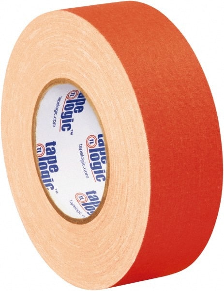 Tape Logic - 2" x 50 Yds Fluorescent Orange Gaffers Tape - 11 mil, Rubber Adhesive - Exact Tooling