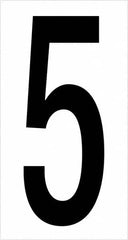 Tape Logic - 3-1/2" Long, Black/White Vinyl Numbers - For Multi-Use - Exact Tooling