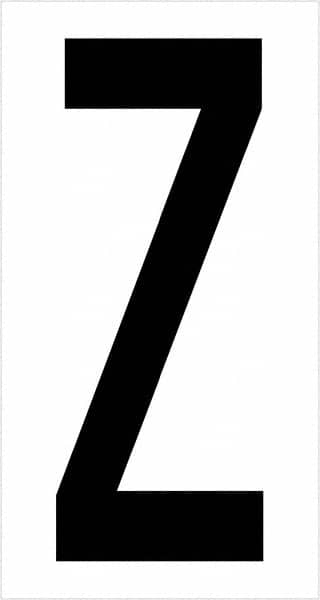 Tape Logic - 3-1/2" Long, Black/White Vinyl Letters - For Multi-Use - Exact Tooling