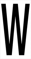 Tape Logic - 3-1/2" Long, Black/White Vinyl Letters - For Multi-Use - Exact Tooling