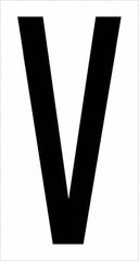 Tape Logic - 3-1/2" Long, Black/White Vinyl Letters - For Multi-Use - Exact Tooling