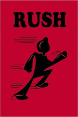 Tape Logic - 3" Long, Fluorescent Red Paper Shipping Label - For Multi-Use - Exact Tooling