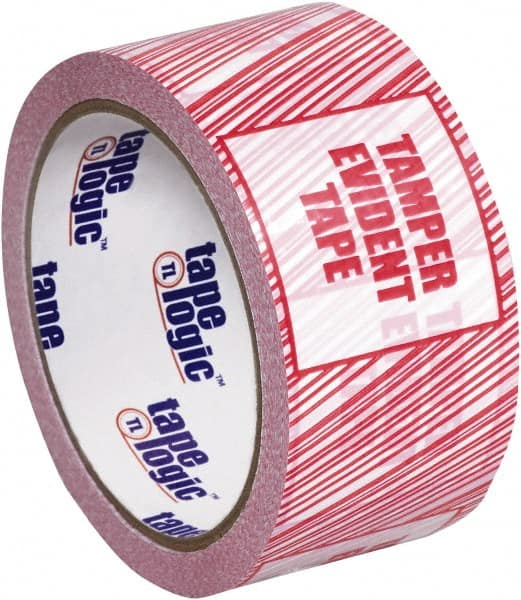 Tape Logic - 3,960" Long, Red/White Security Tape - For Multi-Use - Exact Tooling