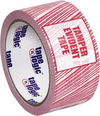 Tape Logic - 3,960" Long, Red/White Security Tape - For Multi-Use - Exact Tooling