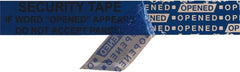 Tape Logic - 2,160" Long, Blue Security Tape - For Multi-Use - Exact Tooling