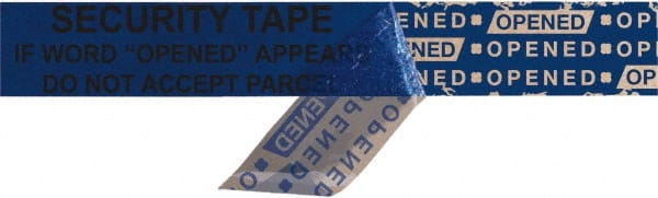 Tape Logic - 2,160" Long, Blue Security Tape - For Multi-Use - Exact Tooling