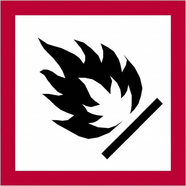 Tape Logic - 2" Long, Red, Black on White Paper D.O.T. Labels - For Multi-Use - Exact Tooling