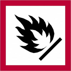 Tape Logic - 2" Long, Red, Black on White Paper D.O.T. Labels - For Multi-Use - Exact Tooling