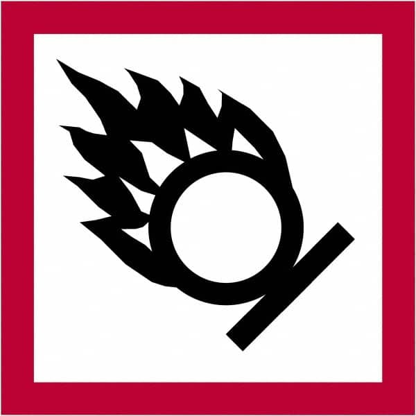 Tape Logic - 1" Long, Red, Black on White Paper D.O.T. Labels - For Multi-Use - Exact Tooling