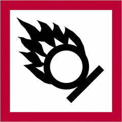 Tape Logic - 1" Long, Red, Black on White Paper D.O.T. Labels - For Multi-Use - Exact Tooling