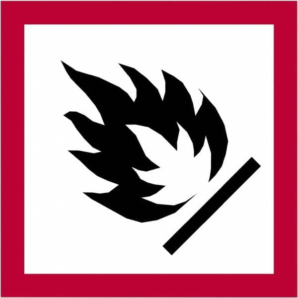 Tape Logic - 1" Long, Red, Black on White Paper D.O.T. Labels - For Multi-Use - Exact Tooling