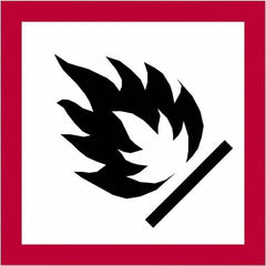 Tape Logic - 1" Long, Red, Black on White Paper D.O.T. Labels - For Multi-Use - Exact Tooling