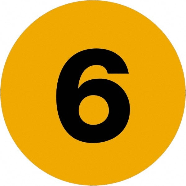 Tape Logic - 1" Long, Fluorescent Orange Paper Inventory Labels - For Multi-Use - Exact Tooling