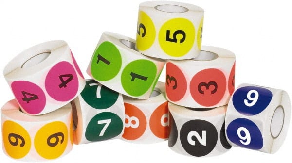 Tape Logic - 2" Long, Various Paper Inventory Labels - For Multi-Use - Exact Tooling