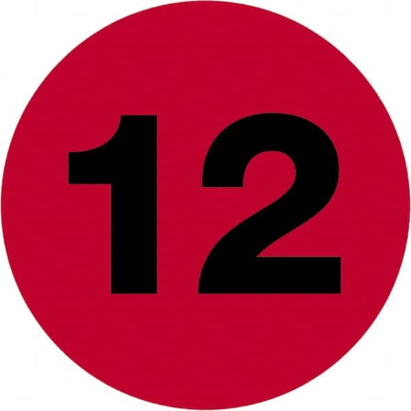 Tape Logic - 2" Long, Fluorescent Red Paper Inventory Labels - For Multi-Use - Exact Tooling