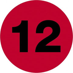 Tape Logic - 3" Long, Fluorescent Red Paper Inventory Labels - For Multi-Use - Exact Tooling