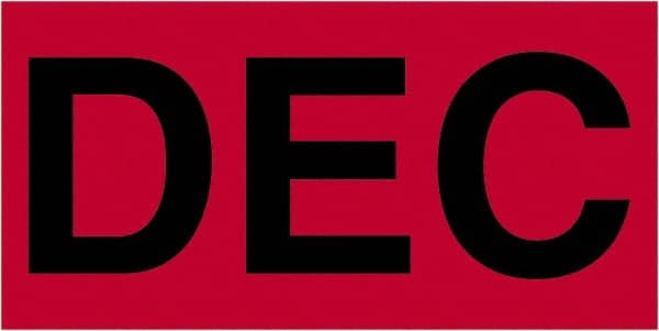 Tape Logic - 6" Long, Fluorescent Red Paper Inventory Labels - For Multi-Use - Exact Tooling