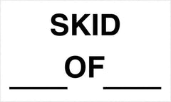 Tape Logic - 5" Long, Black/White Paper Shipping Label - For Multi-Use - Exact Tooling