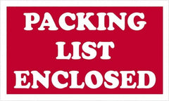 Tape Logic - 5" Long, Red/White Paper Shipping Label - For Multi-Use - Exact Tooling