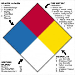 Tape Logic - 10-3/4" Long, Various Paper D.O.T. Labels - For Multi-Use - Exact Tooling