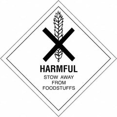 Tape Logic - 4" Long, Black/White Paper D.O.T. Labels - For Multi-Use - Exact Tooling