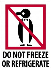 Tape Logic - 4" Long, Red, Black on White Paper Shipping Label - For Multi-Use - Exact Tooling