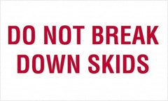 Tape Logic - 5" Long, Red/White Paper Shipping Label - For Multi-Use - Exact Tooling