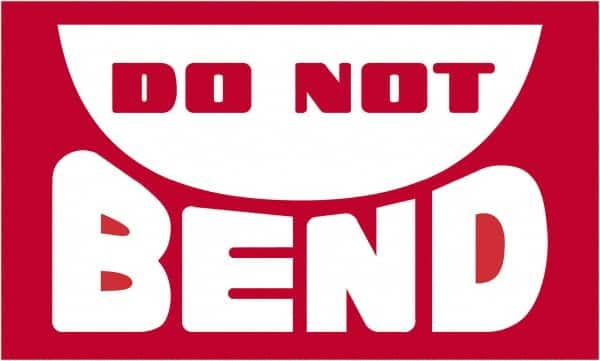 Tape Logic - 5" Long, Red/White Paper Shipping Label - For Multi-Use - Exact Tooling