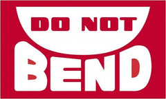 Tape Logic - 5" Long, Red/White Paper Shipping Label - For Multi-Use - Exact Tooling