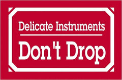 Tape Logic - 5" Long, Red/White Paper Shipping Label - For Multi-Use - Exact Tooling