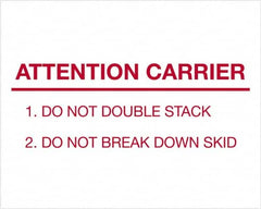 Tape Logic - 10" Long, Red/White Paper Shipping Label - For Multi-Use - Exact Tooling