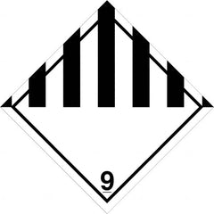 Tape Logic - 4" Long, Black/White Paper D.O.T. Labels - For Multi-Use - Exact Tooling