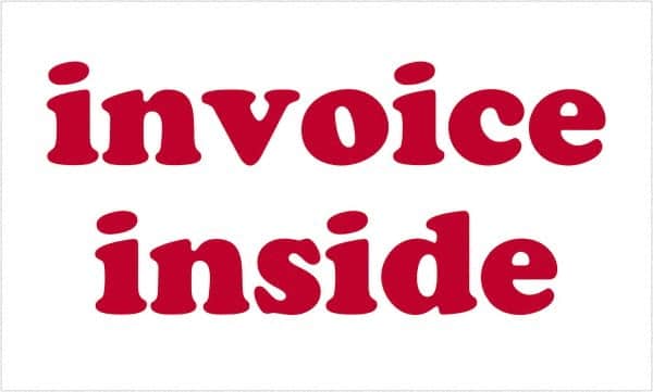 Tape Logic - 5" Long, Red/White Paper Shipping Label - For Multi-Use - Exact Tooling